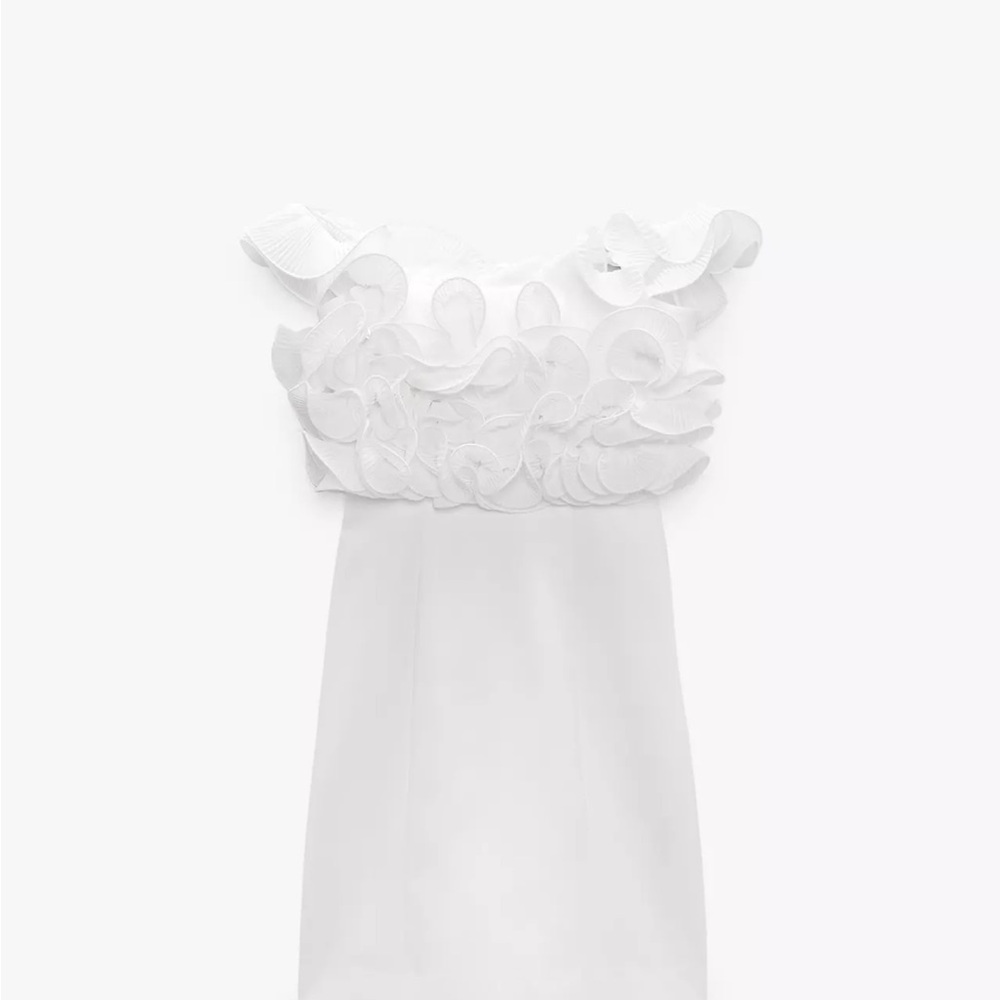 Zara Pleated Mini Dress